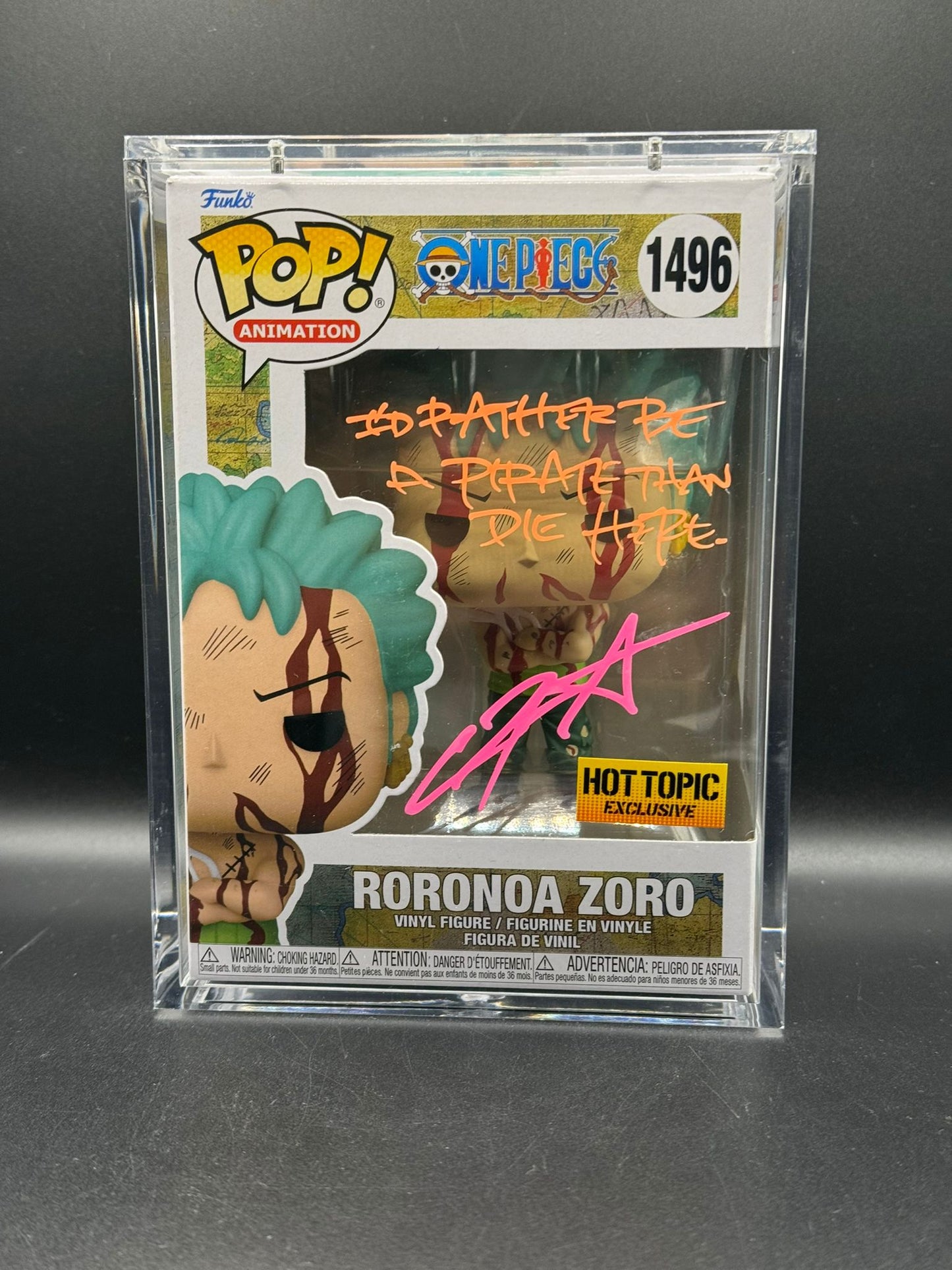 Roronoa Zoro (SIGNED: Christopher Sabat) Hot Topic Exclusive - 1496
