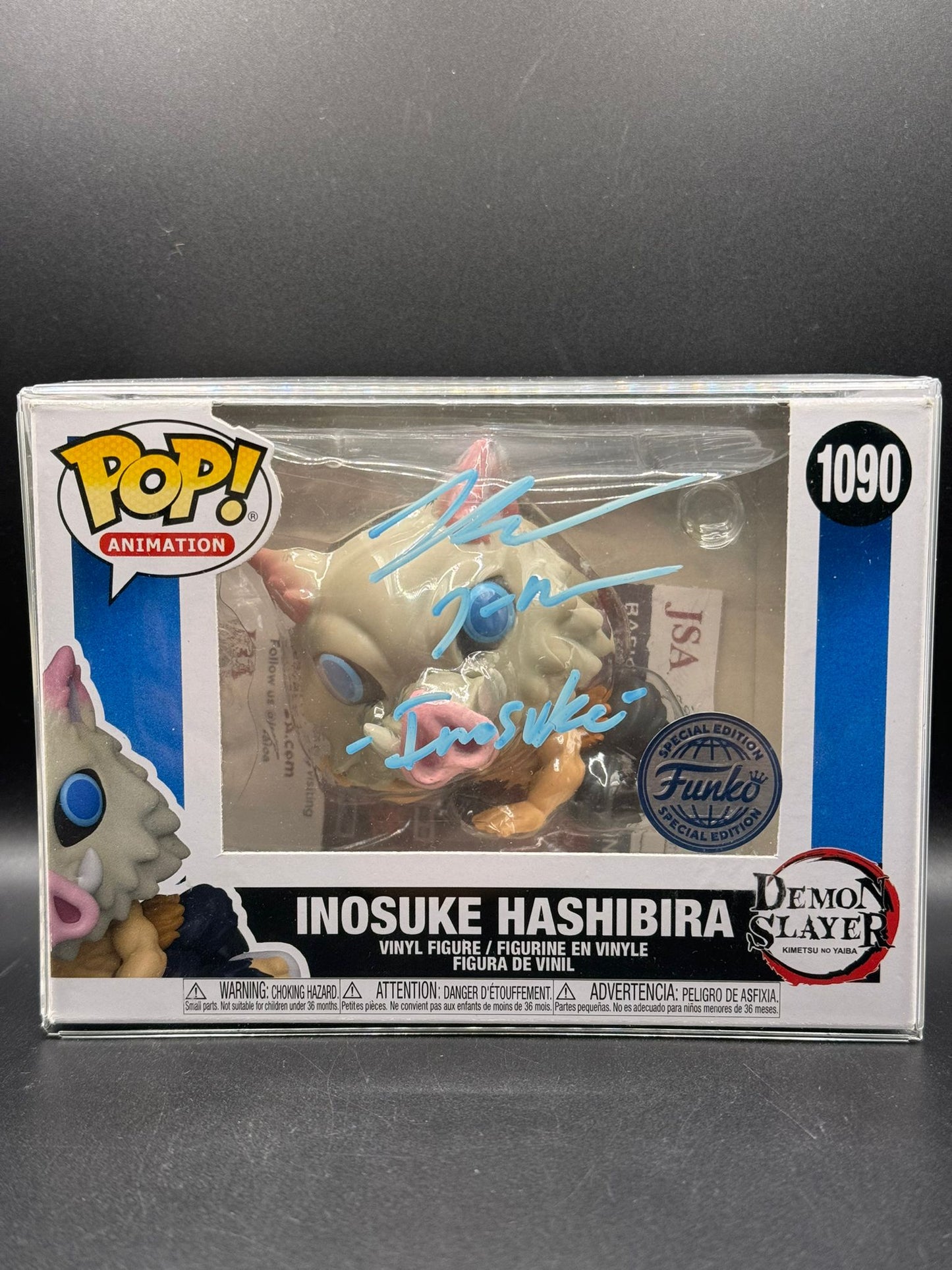 Inosuke Hashibira (SIGNED: Bryce Papenbrook) Funko Exclusive - 1090