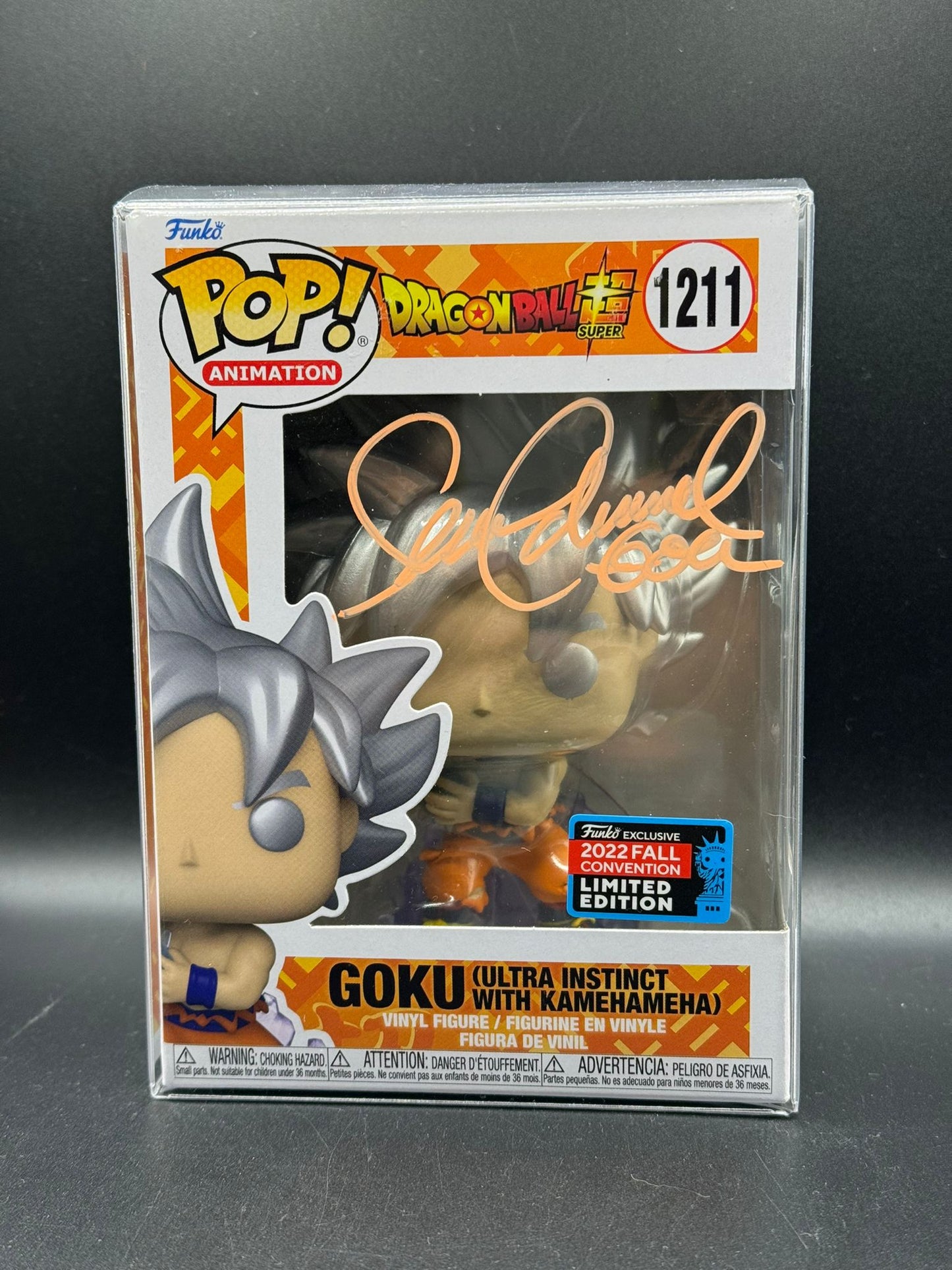 Goku Ultra Instinct (SIGNED: Sean Schemmel) 2022 Fall Convention - 1211