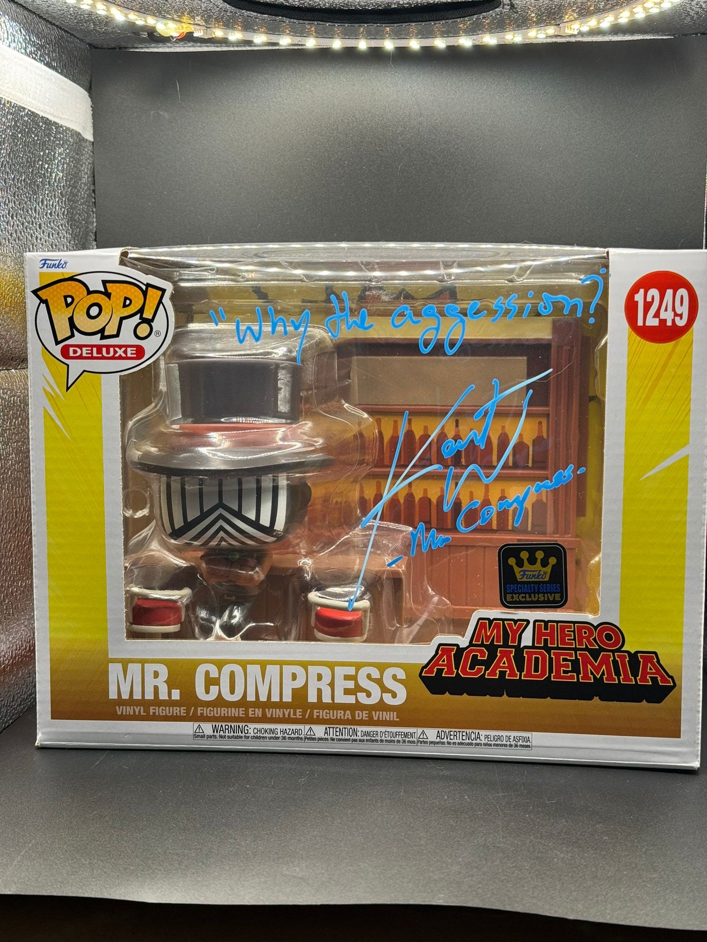 Mr Compress (SIGNED: Kent Williams) Funko SS Exclusive - 1249