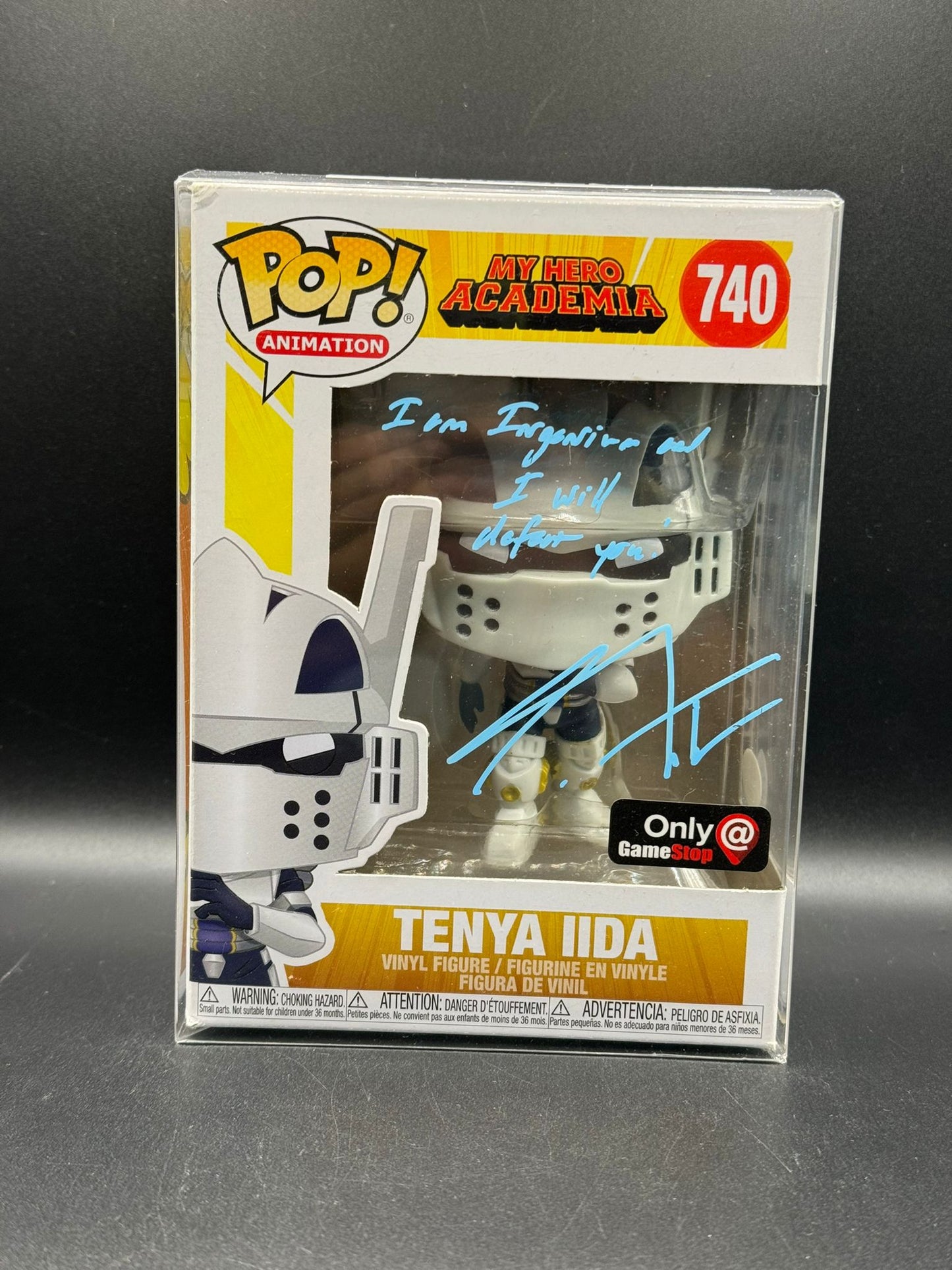 Tenya Iida (SIGNED: J Michael Tatum) GameStop Exclusive - 740