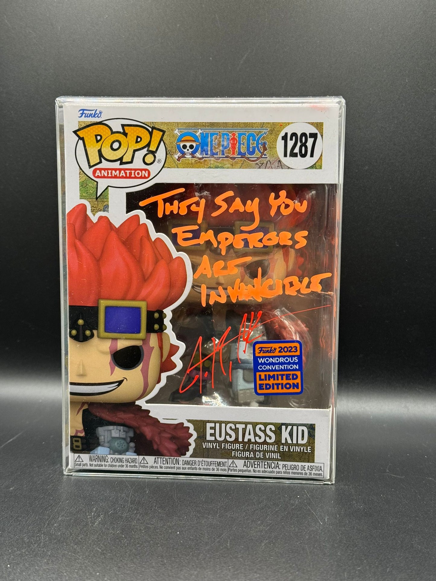 Eustass Kid (SIGNED: Justin Cook) 2023 Wondrous Convention - 1287