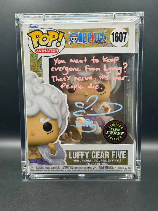 Luffy Gear Five (SIGNED & QUOTE: Collen Clinkenbeard) GLOW CHASE - 1607