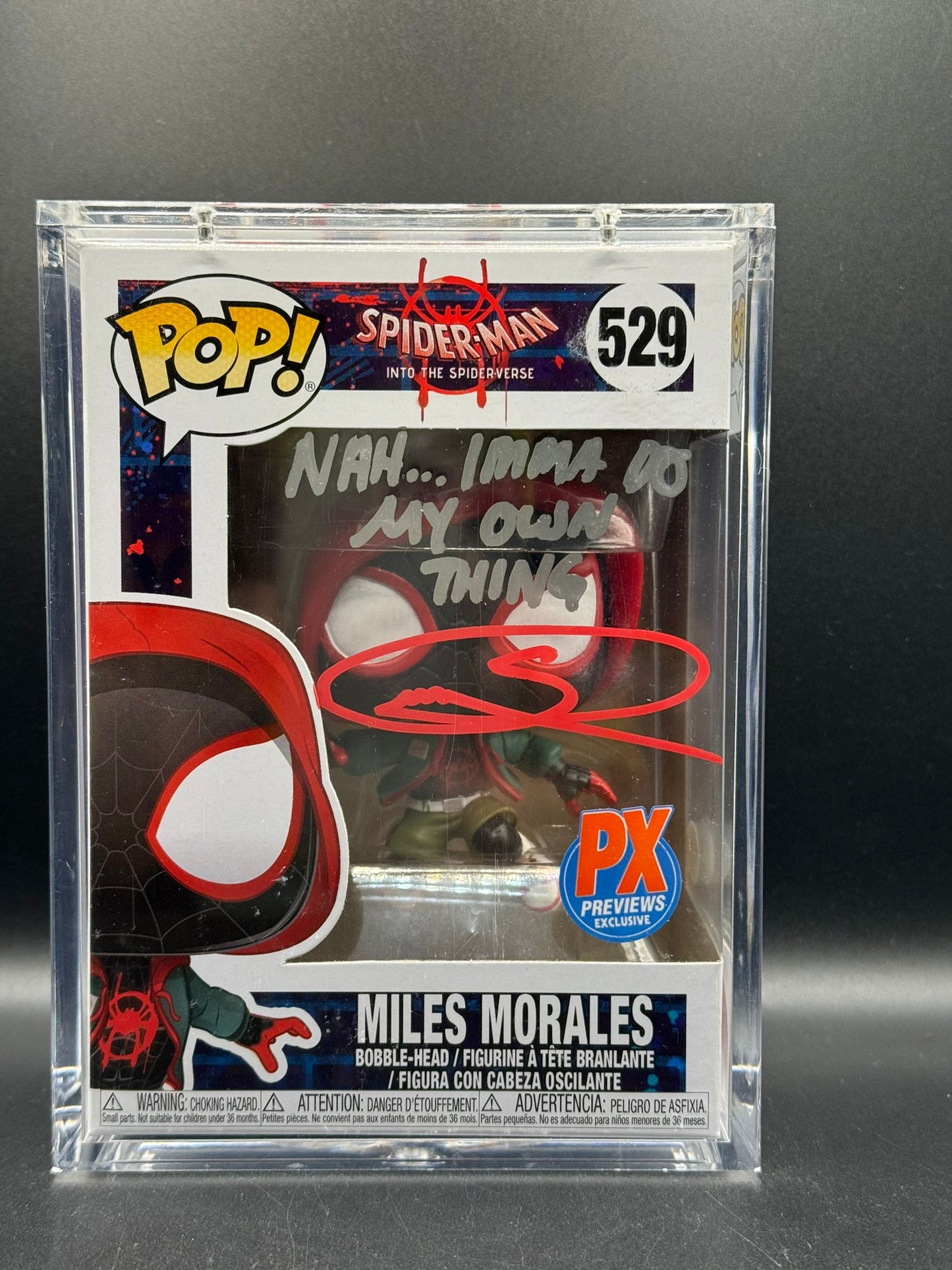 Miles Morales (SIGNED: Shameik Moore) PX Exclusive - 529