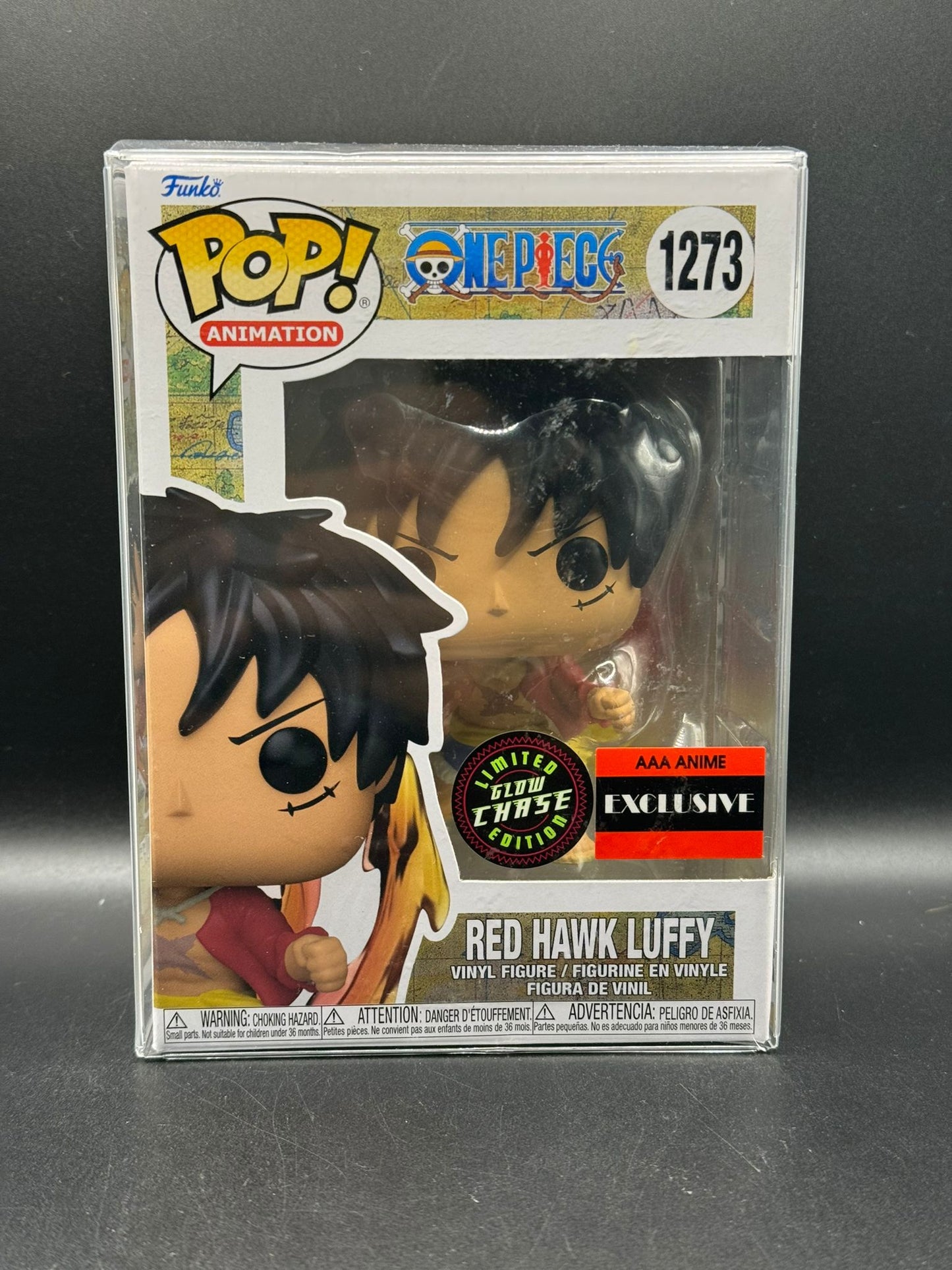 Red Hawk Luffy GLOW CHASE AAA Exclusive - 1273