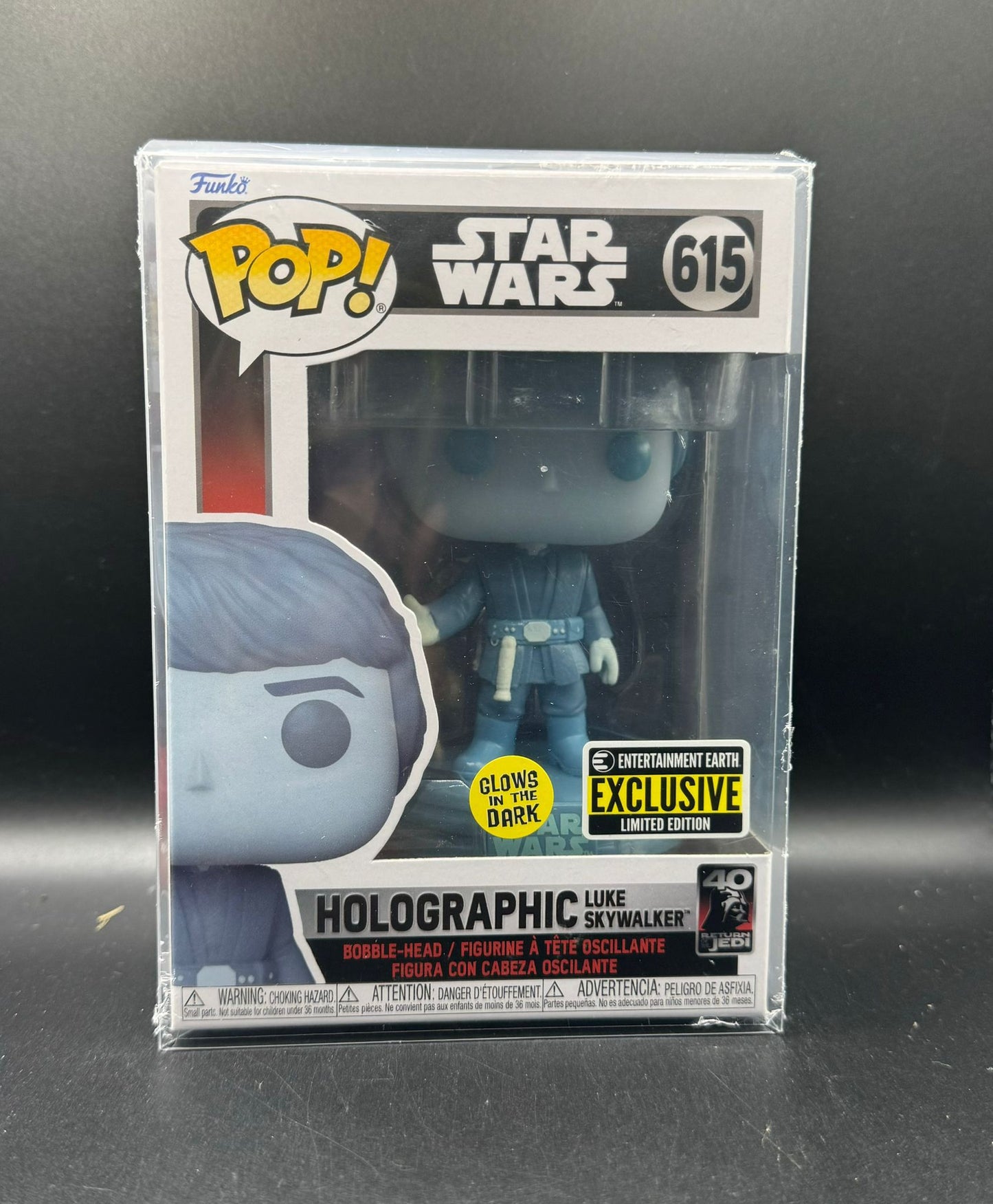 Holographic Luke Skywalker GLOW EE Exclusive - 615