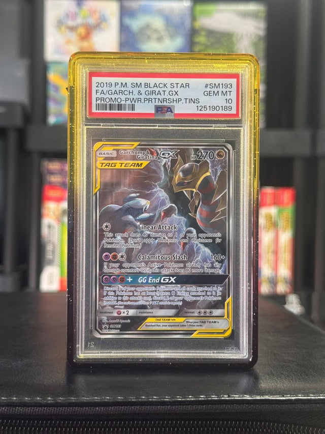 Garchomp & Giratina GX Full Art #SM193 – SM Black Star Promo (2019) – PSA 10