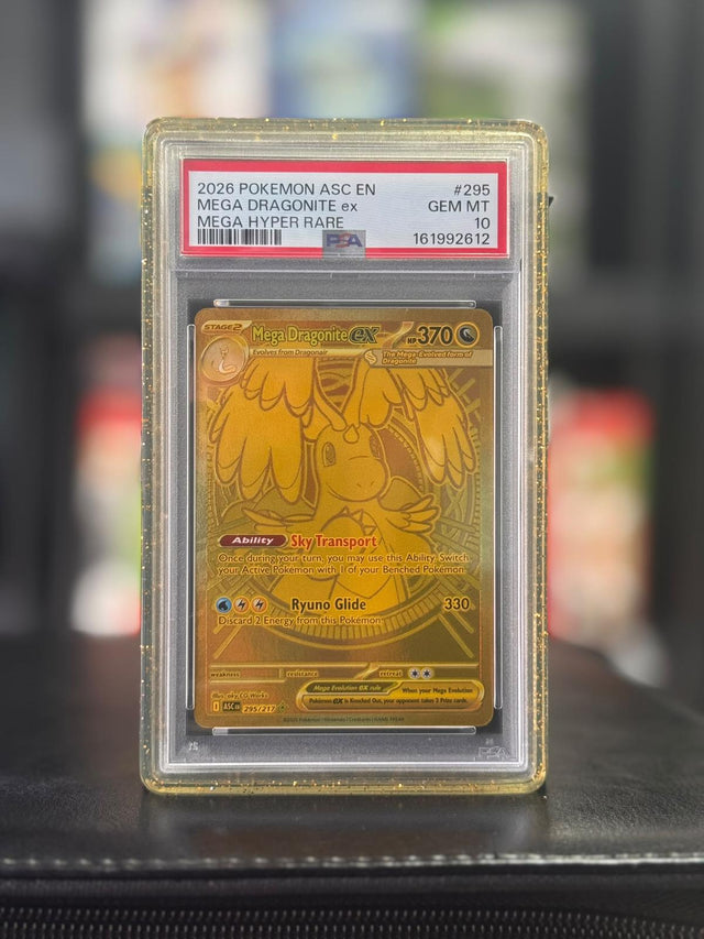 Mega Dragonite ex Mega Hyper Rare #295 – Ascended Heroes (2026) – PSA 10