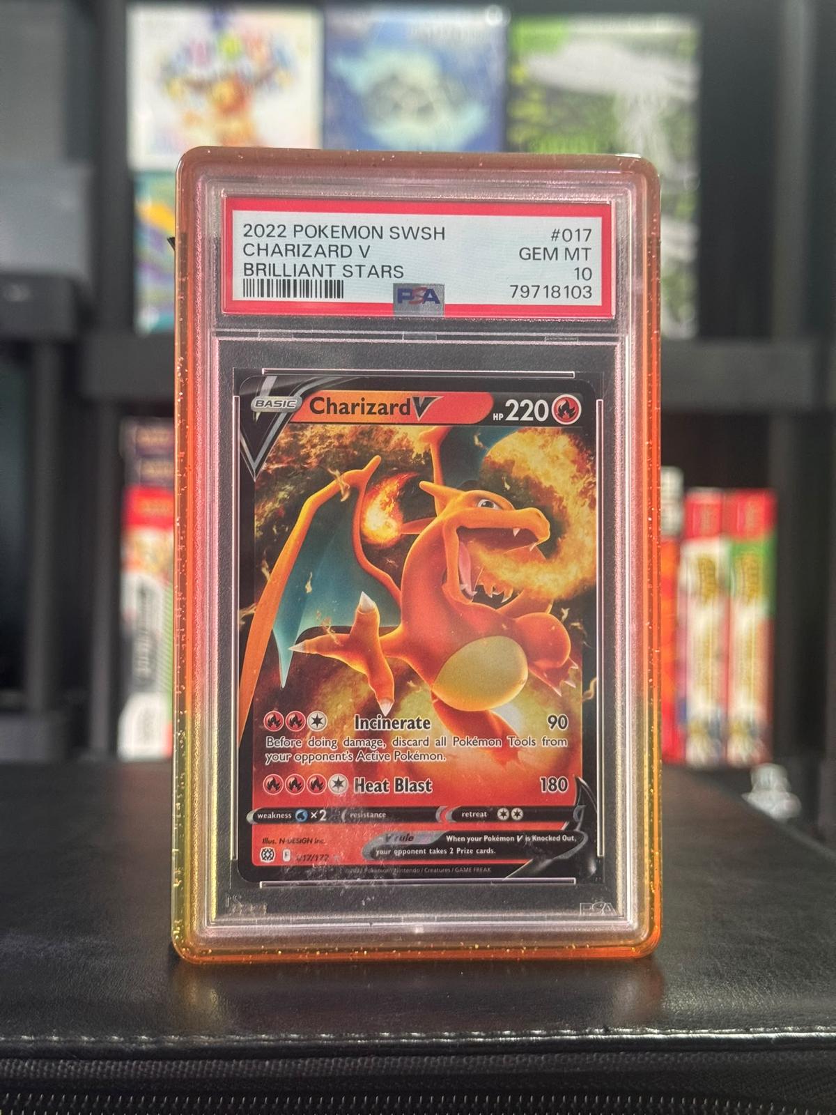 Charizard V #017/172 – Brilliant Stars (2022) – PSA 10