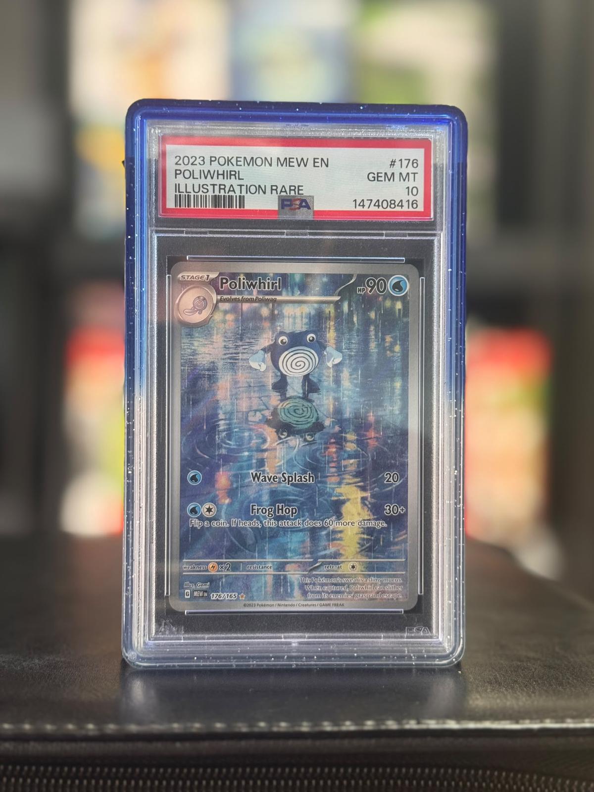 Poliwhirl Illustration Rare #176 – Scarlet & Violet 151 (2023) – PSA 10