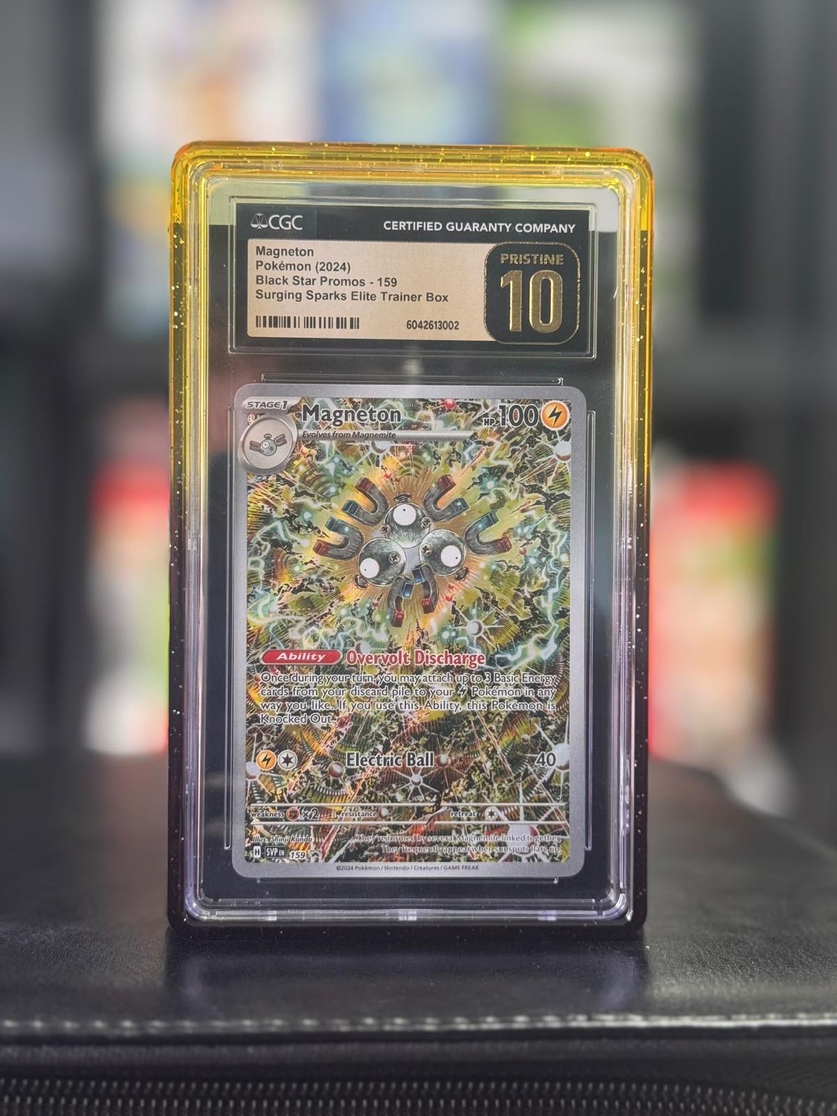 Magneton Black Star Promo SVP 159 – Surging Sparks Elite Trainer Box (2024) – CGC Pristine 10