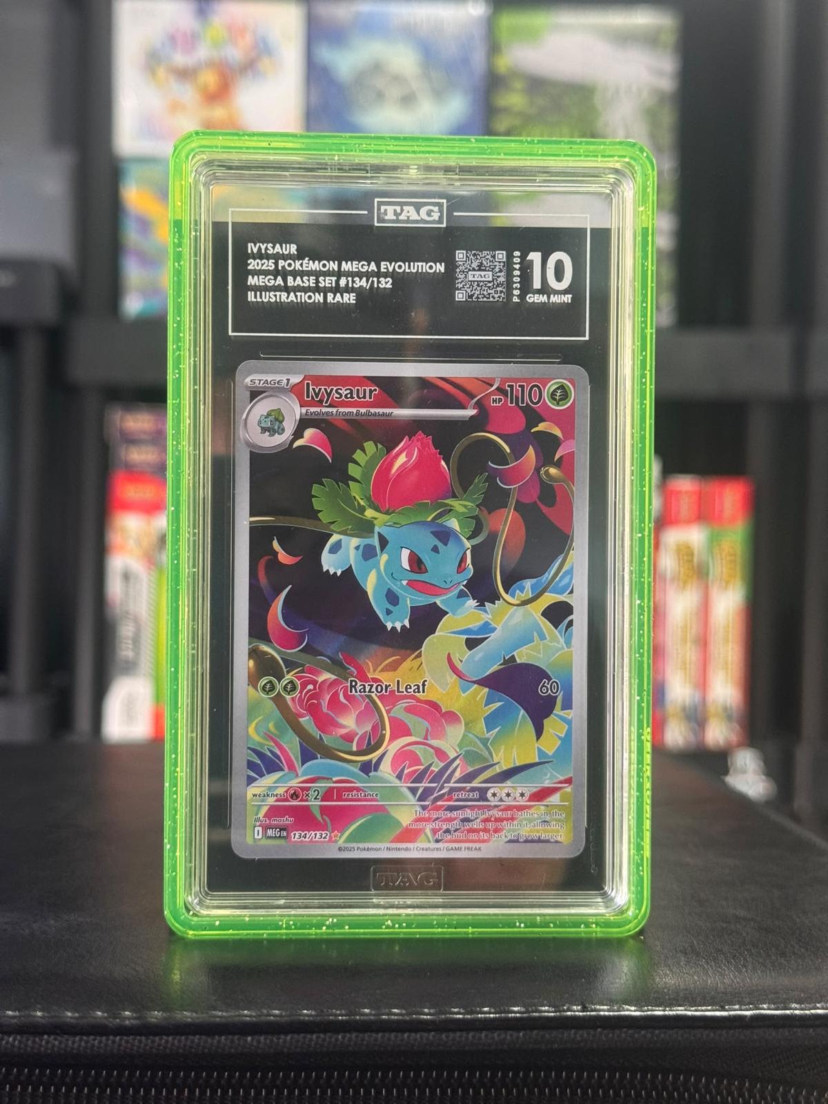 Ivysaur Illustration Rare #134/132 – Mega Evolution (2025) – TAG 10