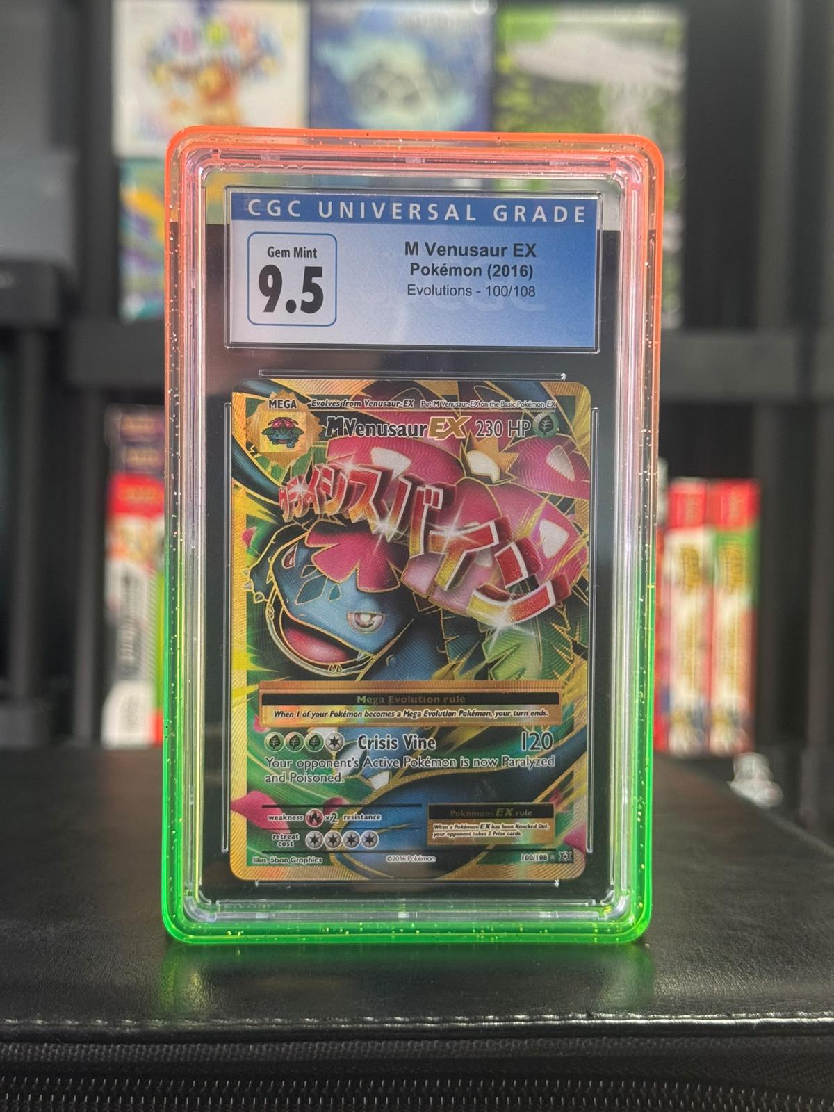 M Venusaur EX Full Art #100/108 – Evolutions (2016) – CGC 9.5