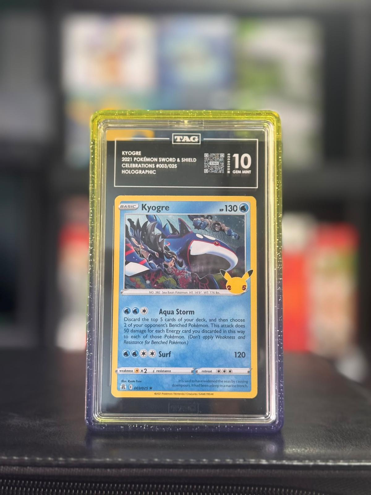 Kyogre Holo #003/025 – Celebrations (2021) – TAG 10