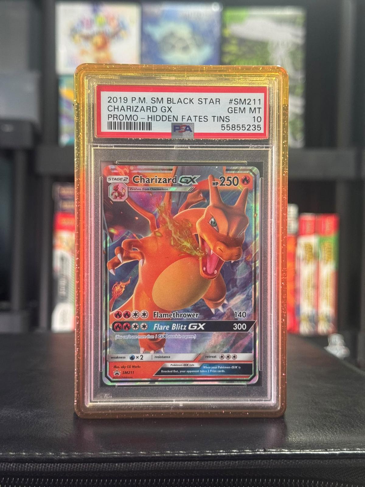 Charizard GX #SM211 – SM Black Star Promo Hidden Fates (2019) – PSA 10