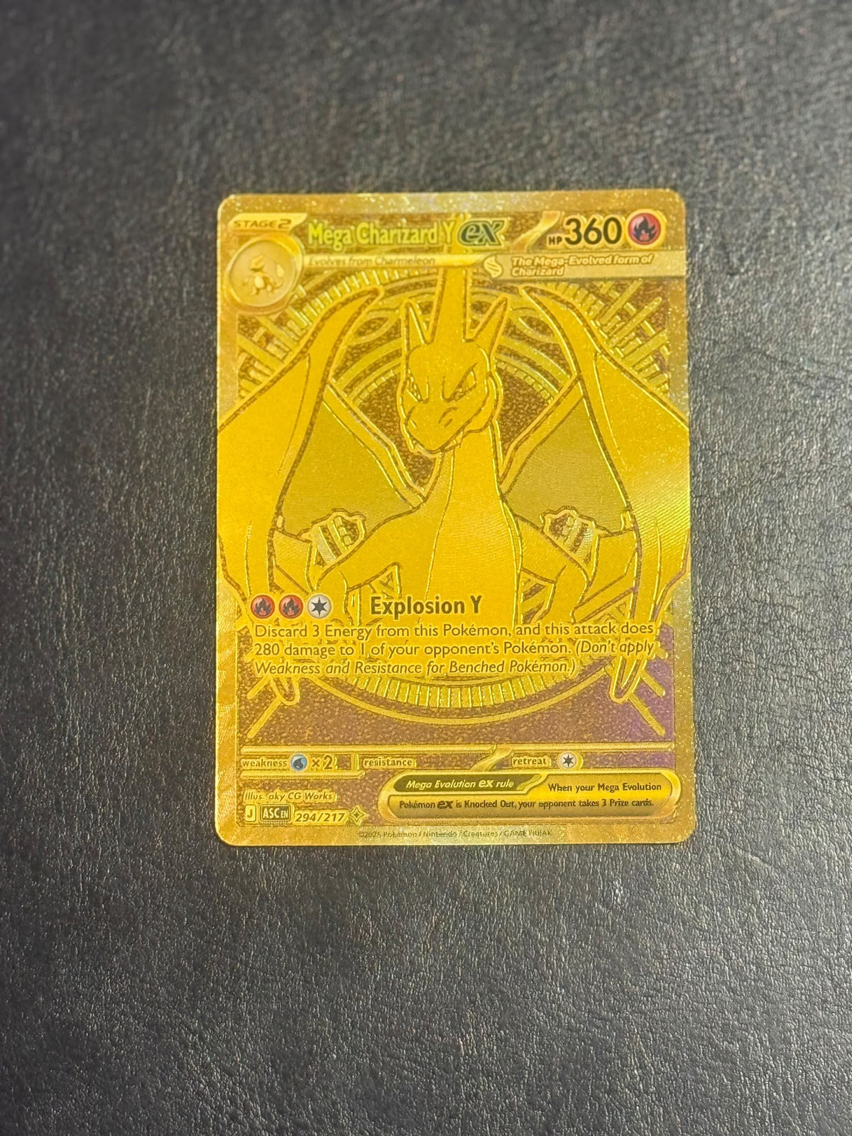 Mega Charizard Y ex – 294/217 – Ascended Heroes (Mega Hyper Rare)