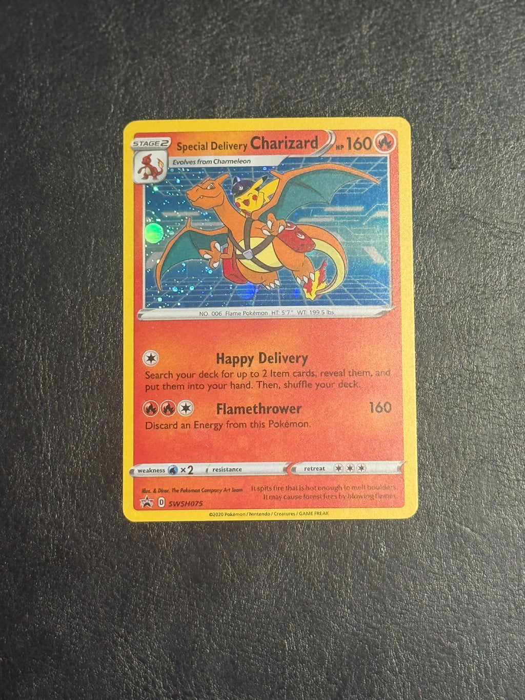 Special Delivery Charizard – SWSH075 – SWSH Black Star Promo