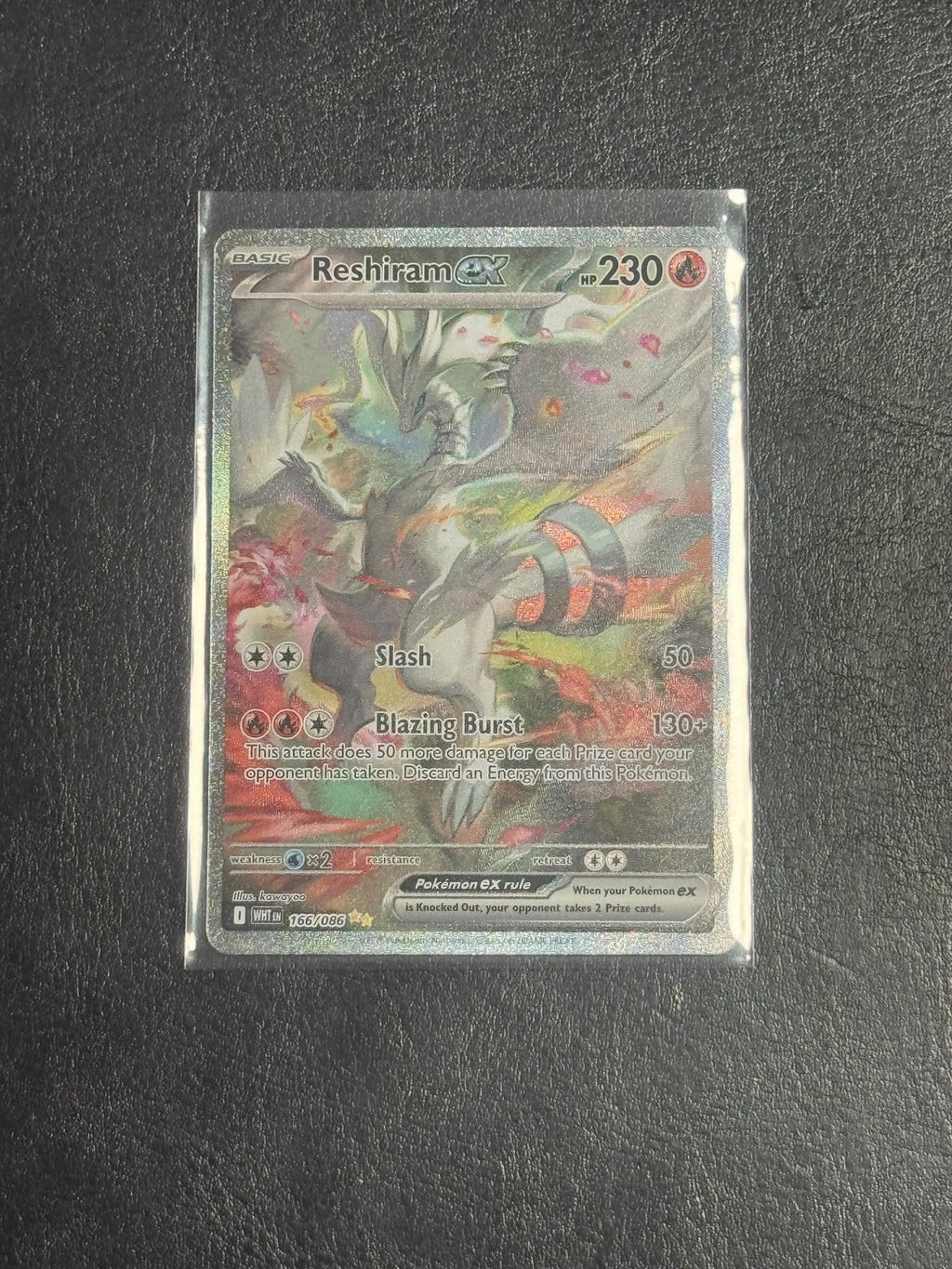 Reshiram ex – 166/086 – White Flare (Special Illustration Rare)