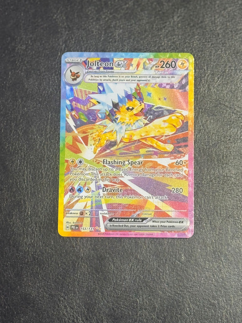 Jolteon ex – 153/131 – Prismatic Evolutions (Special Illustration Rare)