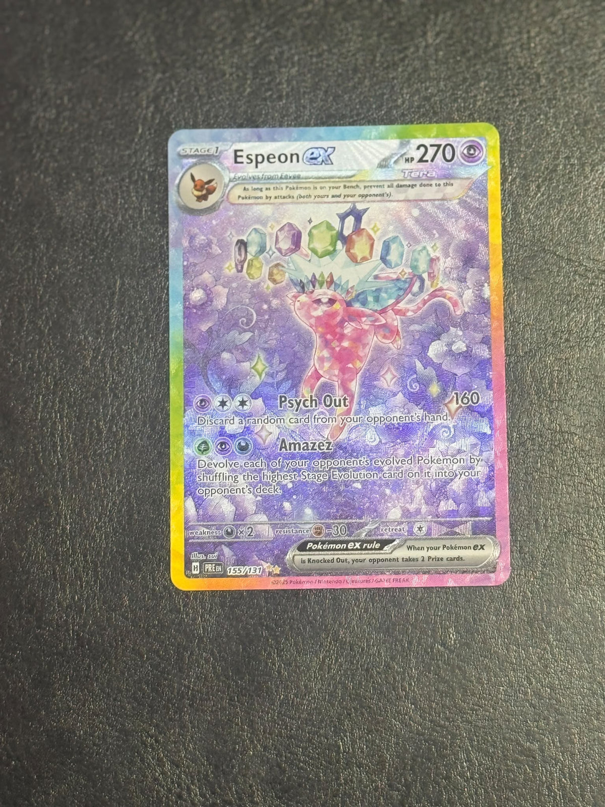 Espeon ex – 155/131 – Prismatic Evolutions (Special Illustration Rare)