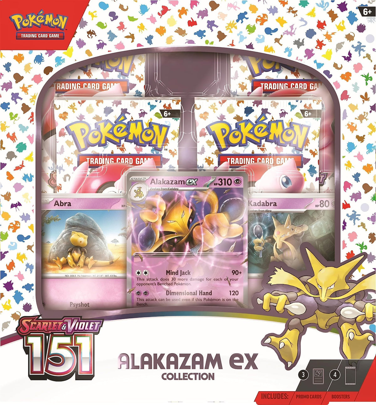 Pokémon TCG: Scarlet & Violet 151 Alakazam ex Collection – foto 1