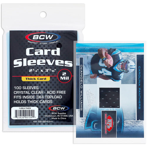 BCW Card Sleeves (caben en top loader 3x4) – foto 1
