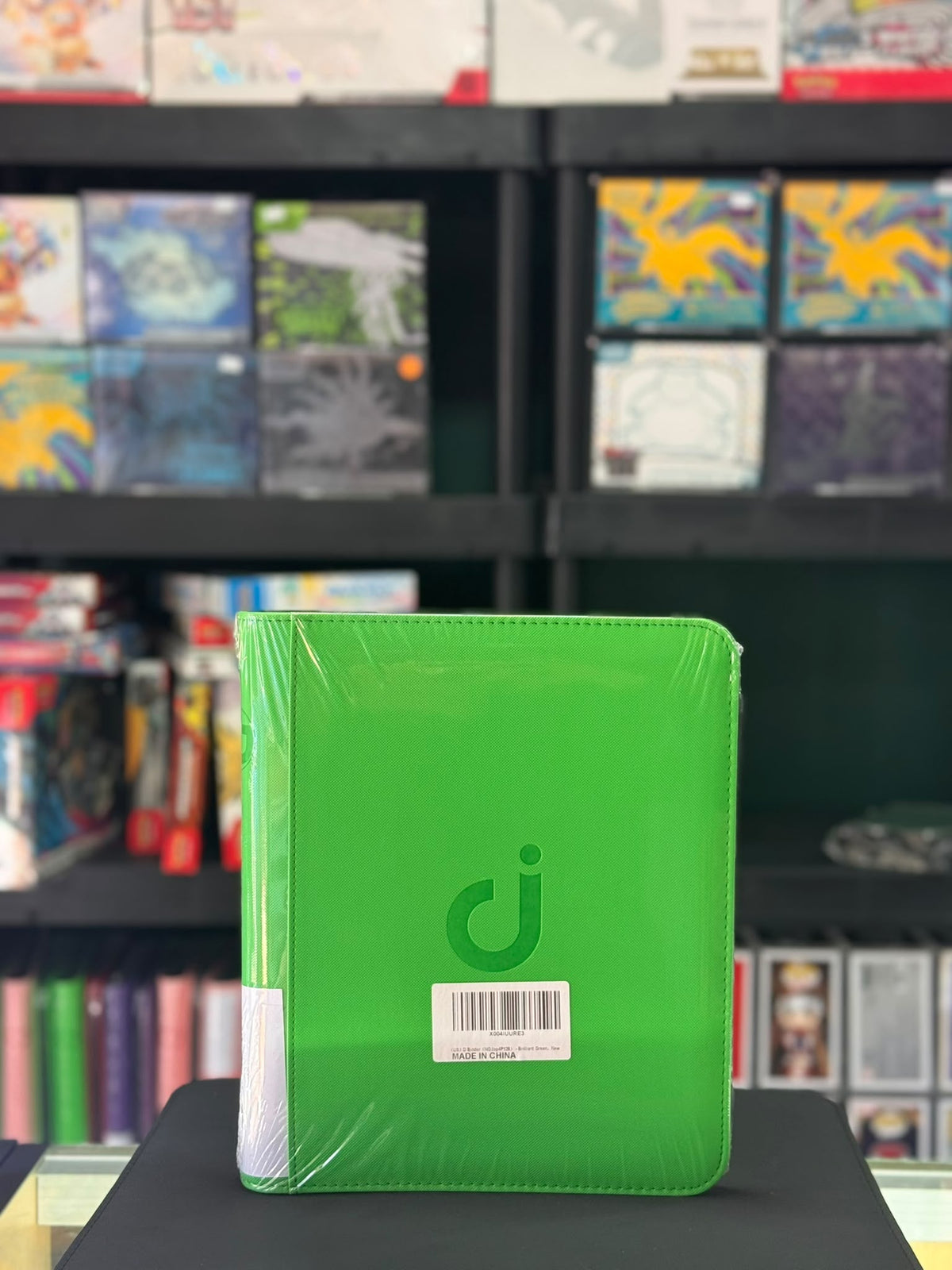 Binder D Dacckit para top loaders de 4 bolsillos (128 cartas) – Verde 1