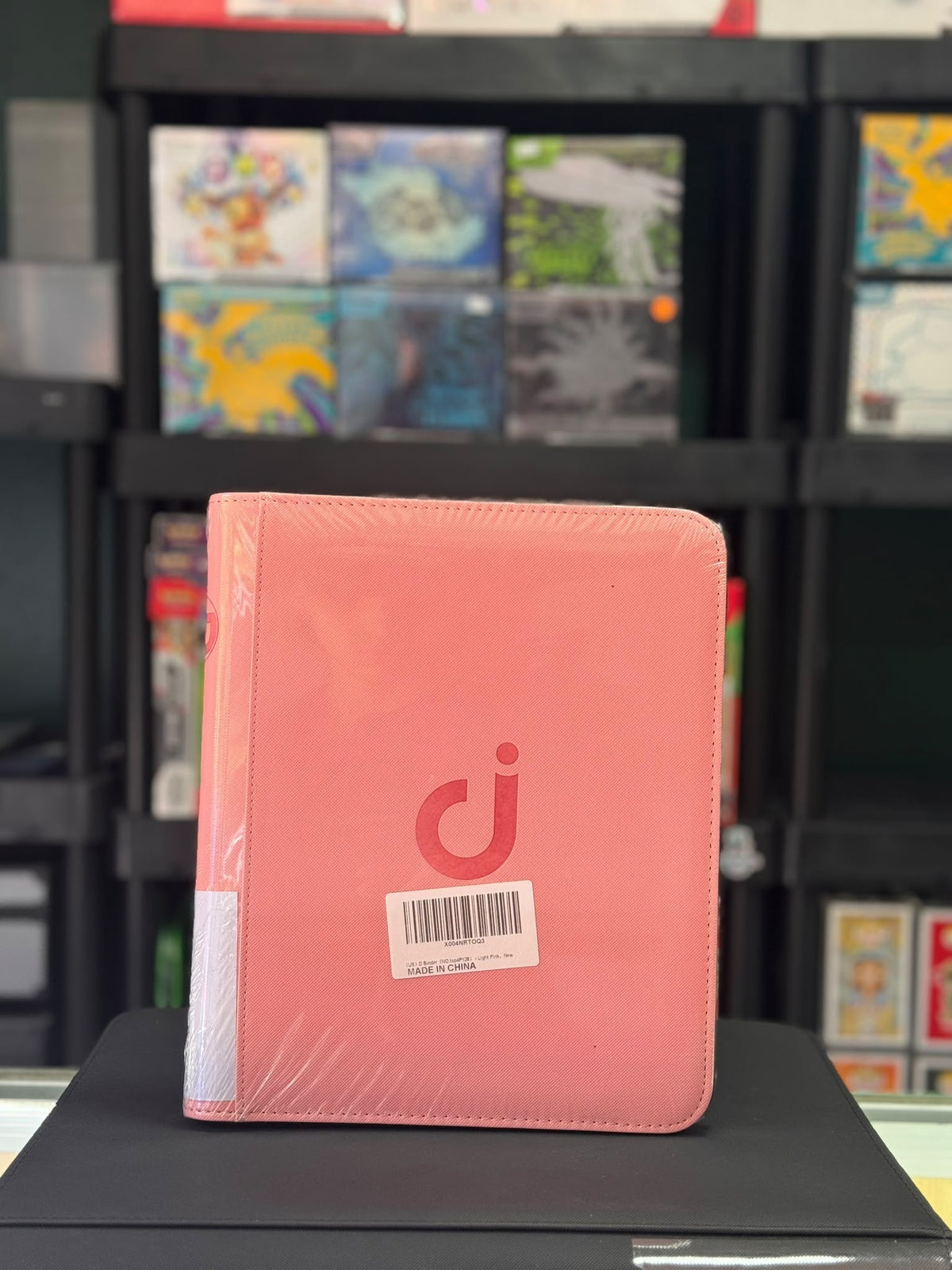 Binder D Dacckit para top loaders de 4 bolsillos (128 cartas) – Rosa 1