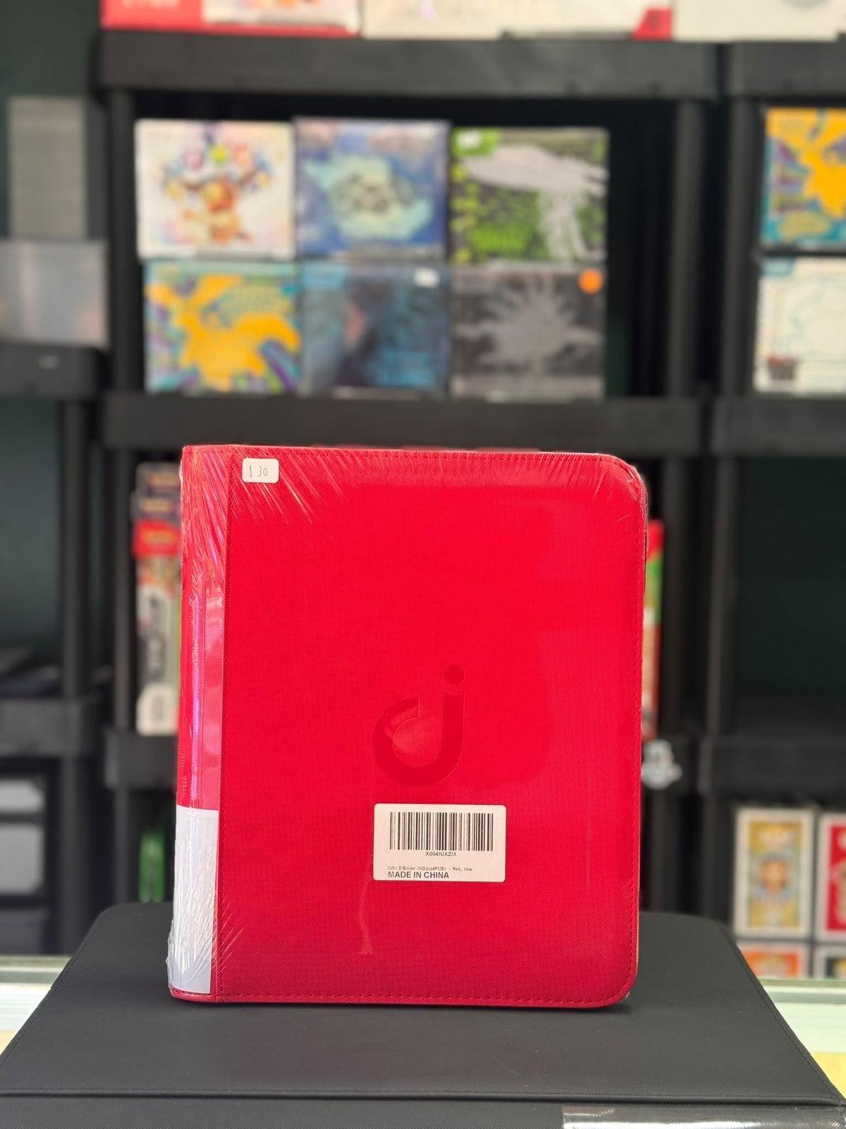 Binder D Dacckit para top loaders de 4 bolsillos (128 cartas) – Rojo 1