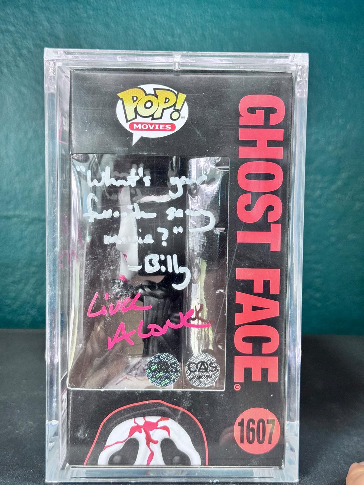 Funko Pop! Ghost Face #1607 – Doble firma: Skeet Ulrich y Matthew Lillard – foto 1