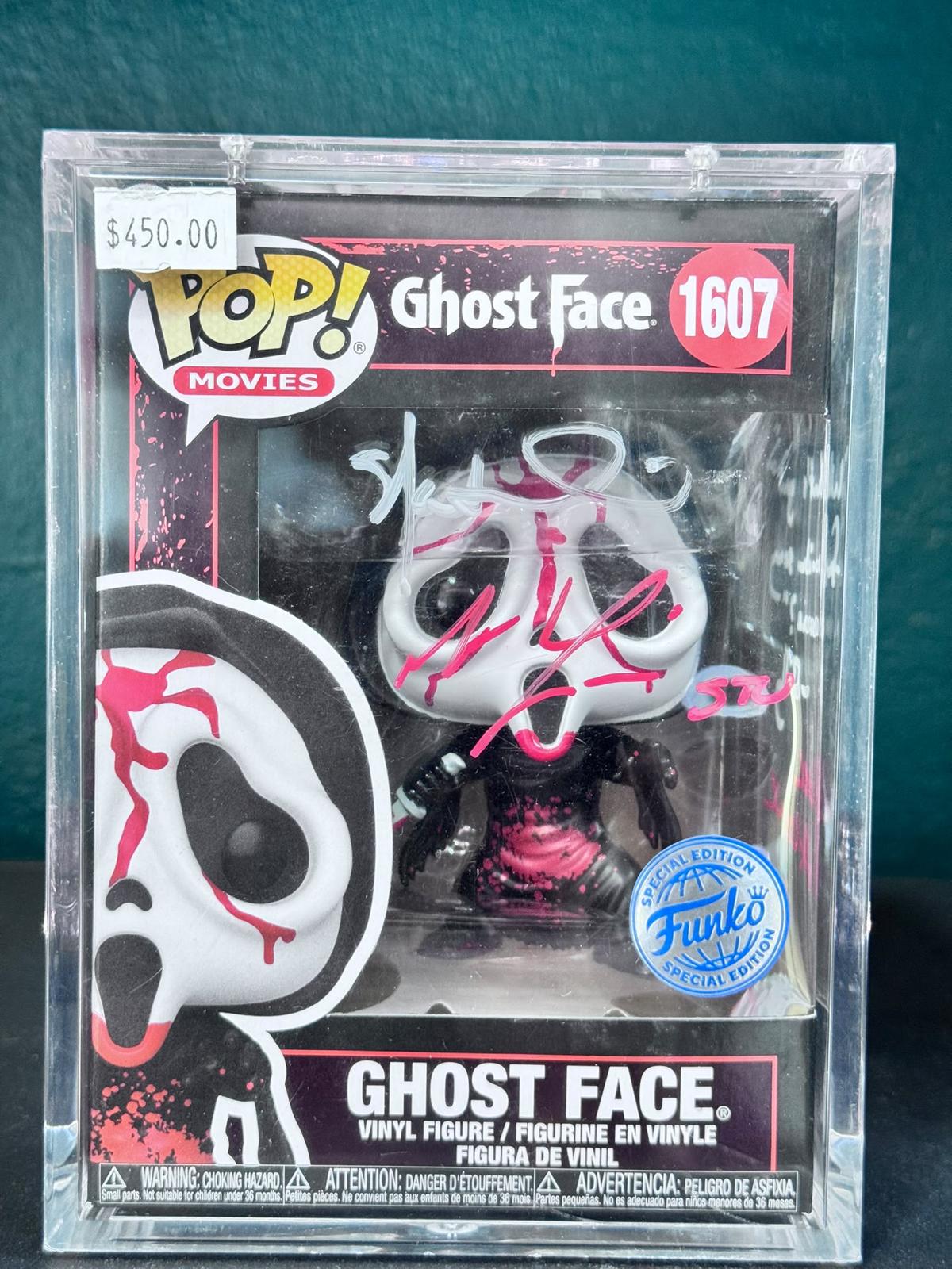 Funko Pop! Ghost Face #1607 – Doble firma: Skeet Ulrich y Matthew Lillard – foto 3