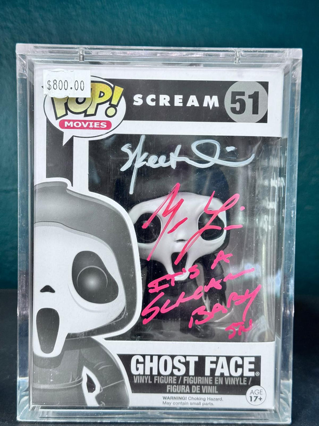 Funko Pop! Ghost Face #51 – Doble firma: Skeet Ulrich y Matthew Lillard – foto 4