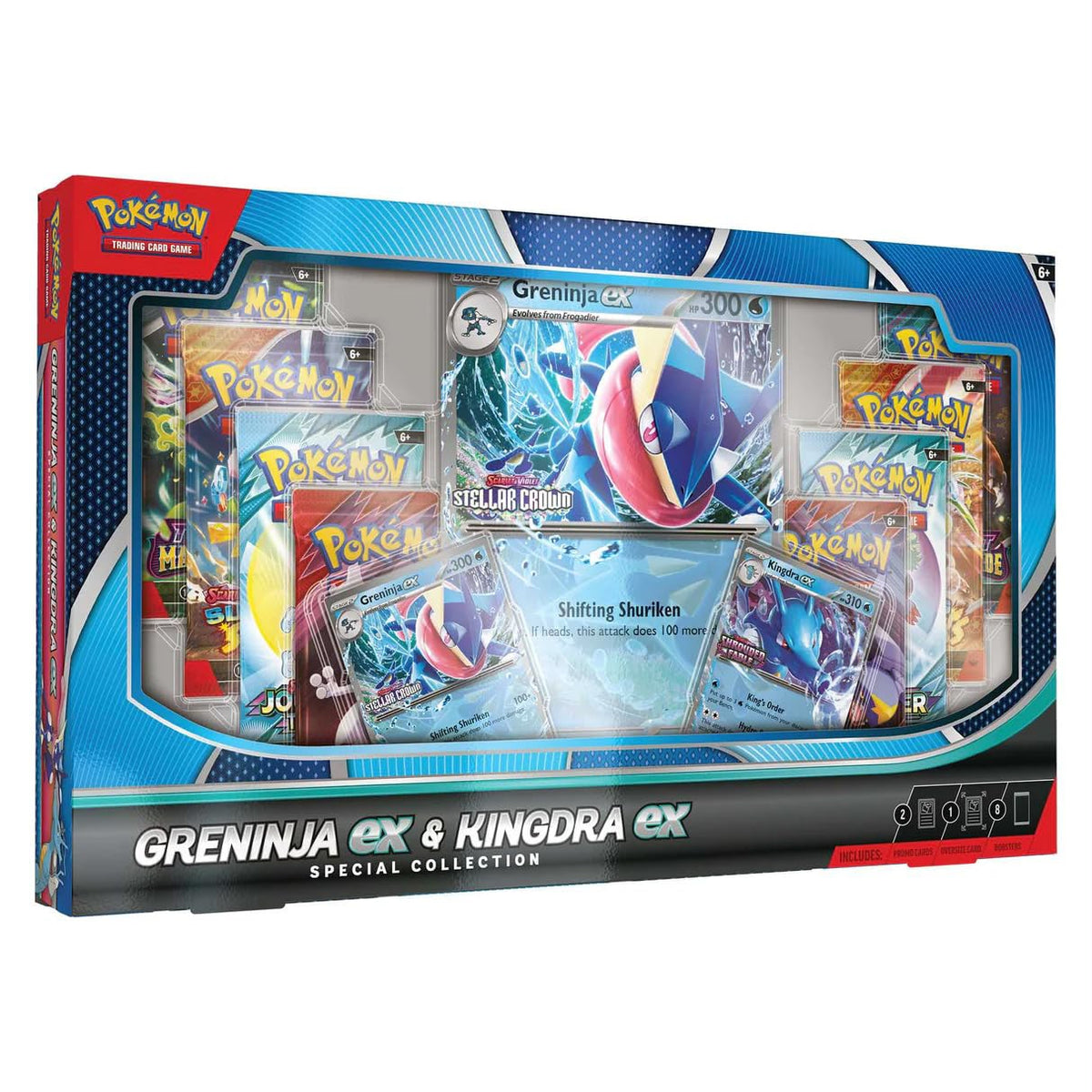 Pokémon TCG: Greninja ex & Kingdra ex Special Collection – foto 1