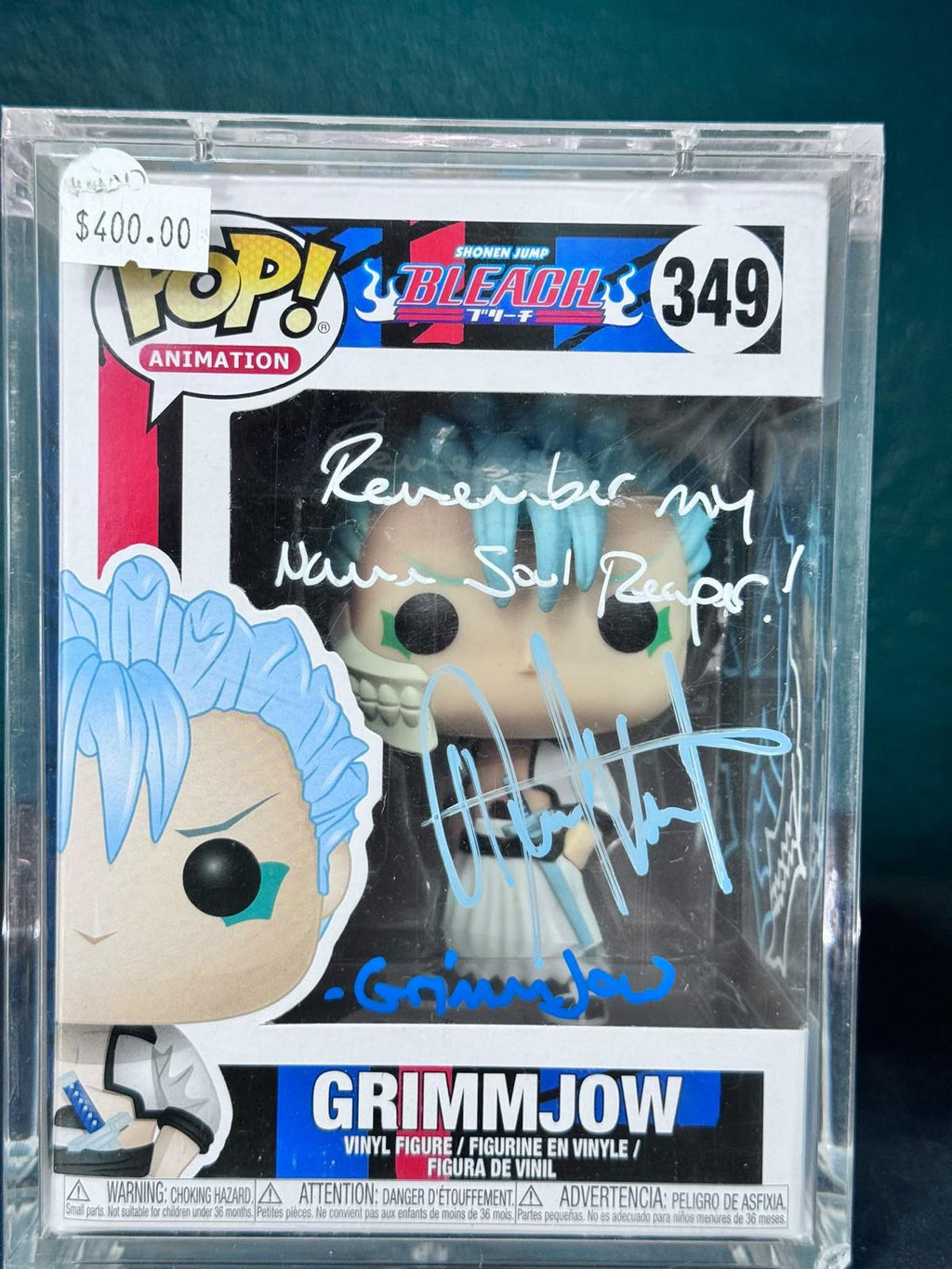 Funko Pop! Grimmjow #349 – Firmado por David Vincent – foto 1