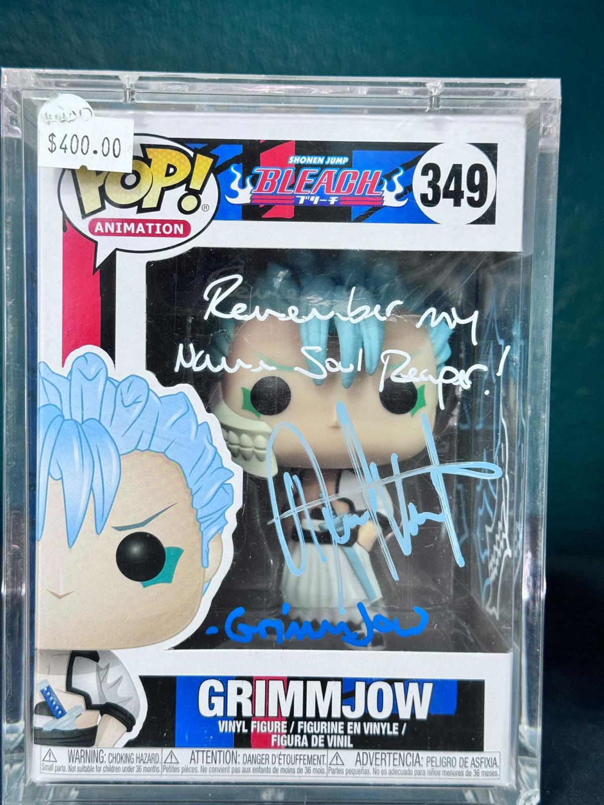 Funko Pop! Grimmjow #349 – Firmado por David Vincent – foto 1