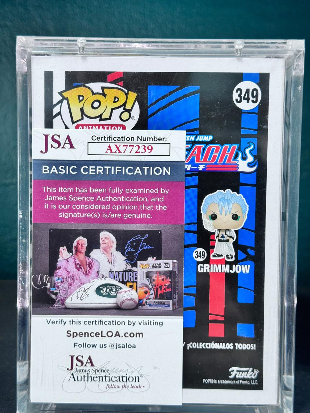 Funko Pop! Grimmjow #349 – Firmado por David Vincent – foto 2