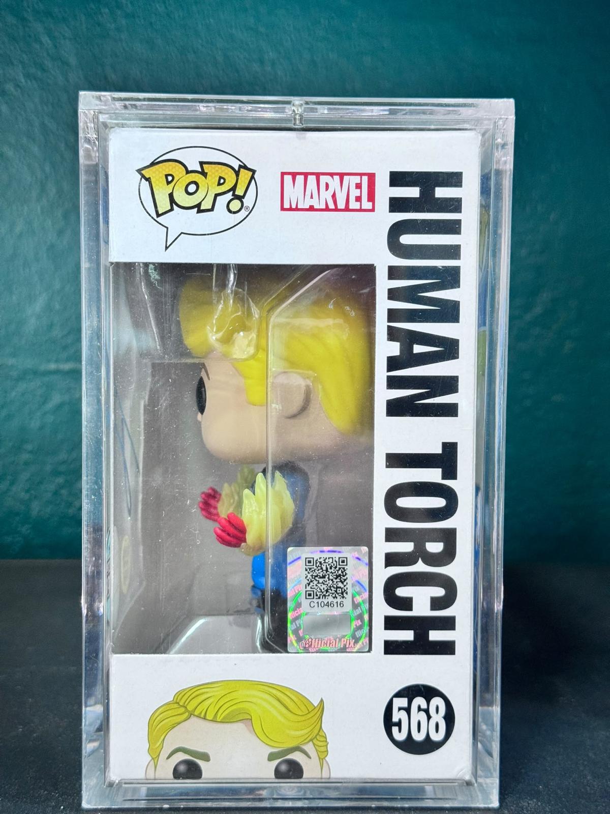 Funko Pop! Human Torch #568 – Firmado por Joseph Quinn – foto 2