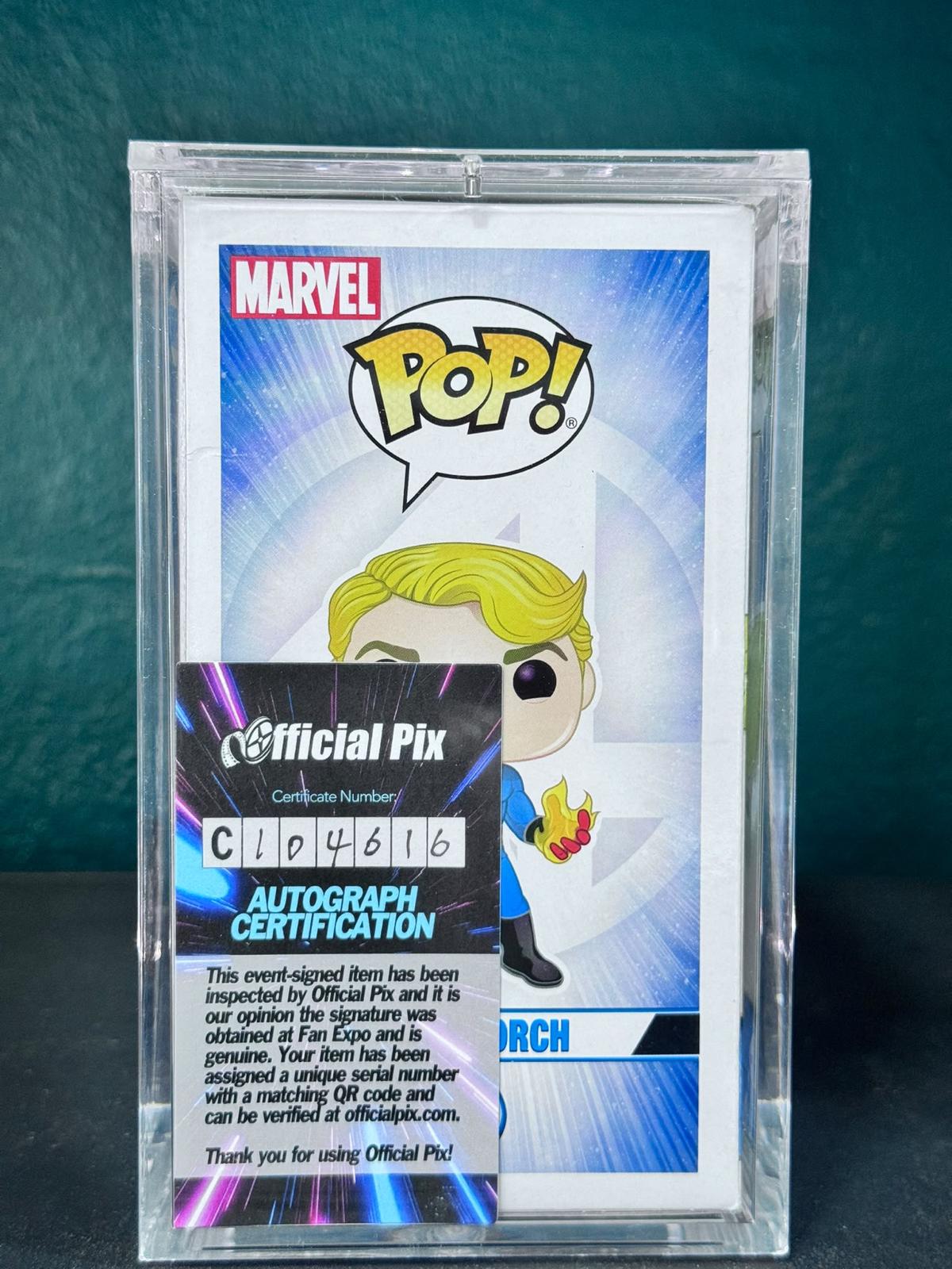 Funko Pop! Human Torch #568 – Firmado por Joseph Quinn – foto 3