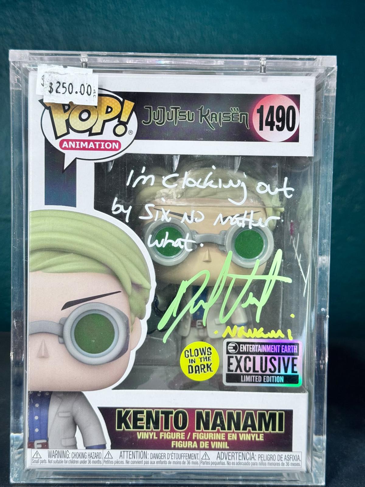Funko Pop! Kento Nanami #1490 – Firmado por David Vincent – foto 1