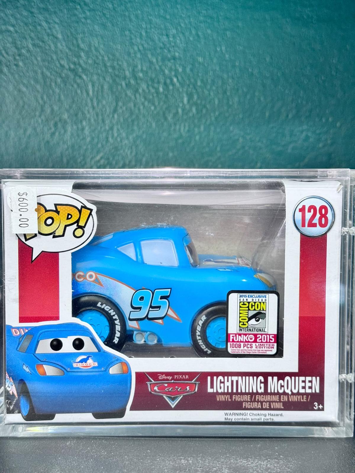 Funko Pop! Lightning McQueen #128 – SDCC 2015 – Edición limitada 1,008 pcs – foto 1