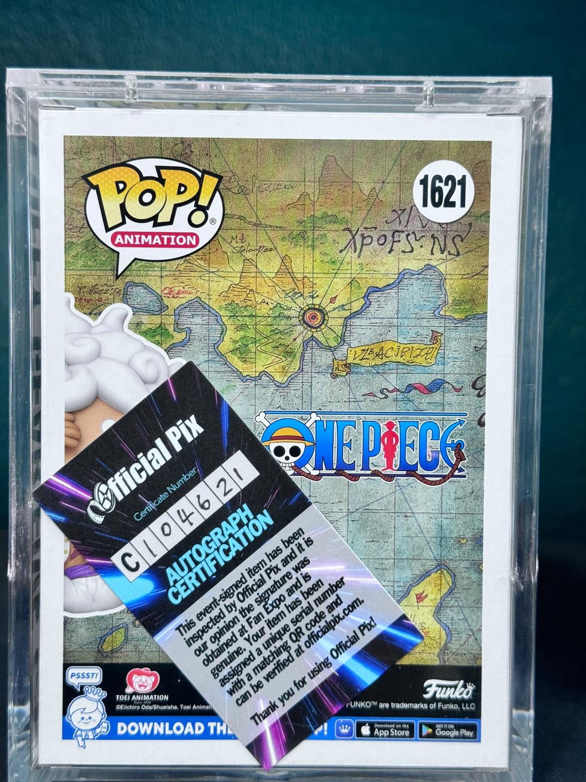 Funko Pop! Luffy Gear Five #1621 – GameStop Exclusive – Firmado por Colleen Clinkenbeard – foto 3
