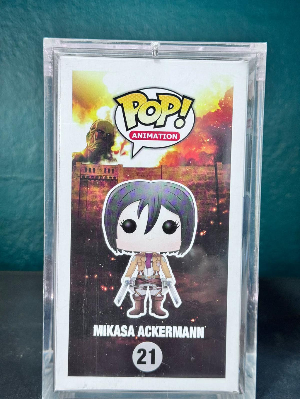 Funko Pop! Mikasa Ackerman #21 – Hot Topic Exclusive – Pre-Release – foto 3