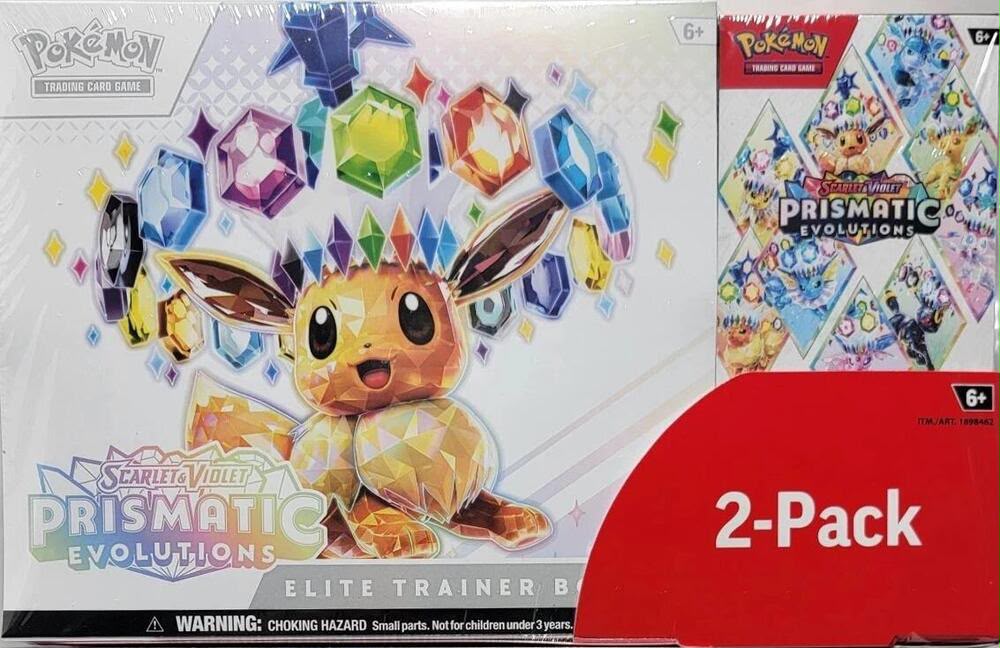 Pokémon TCG: Prismatic Evolutions Elite Trainer Box 2-Pack – foto 1