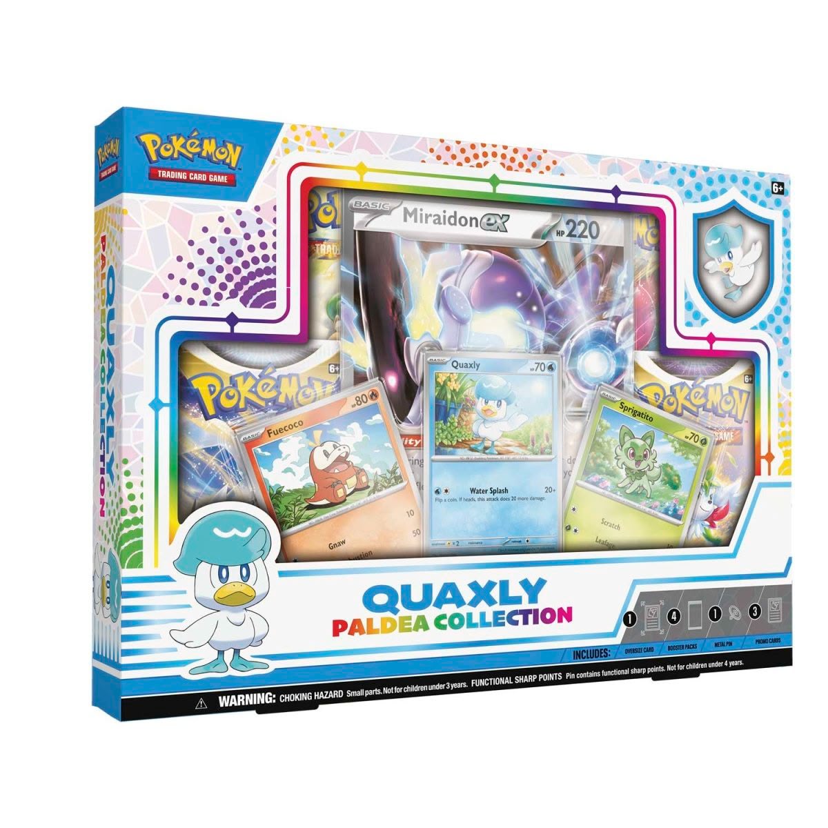 Pokémon TCG: Quaxly Paldea Collection – foto 1