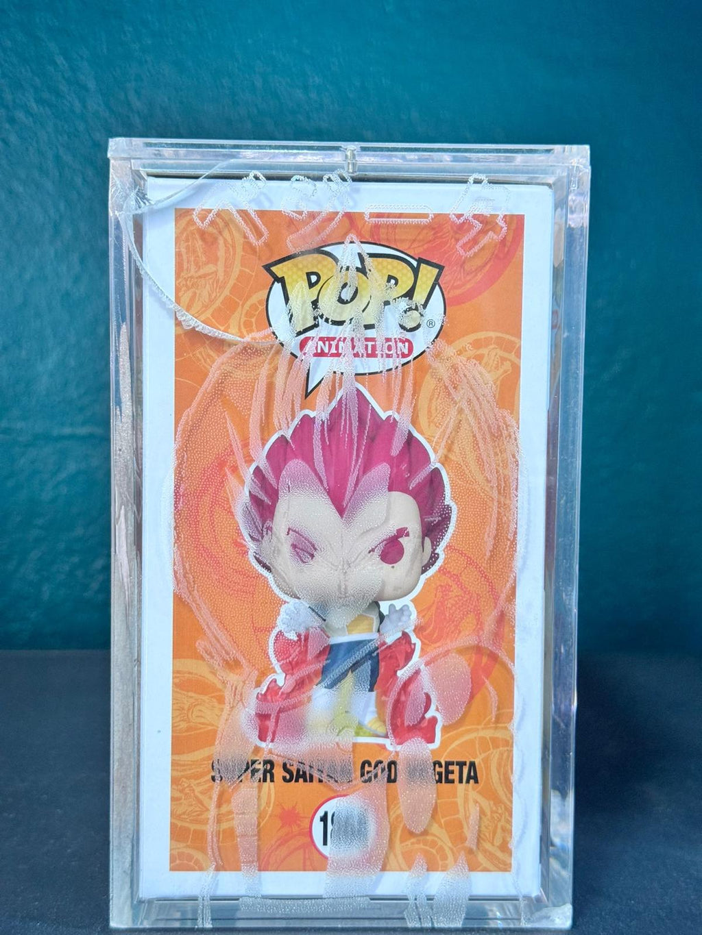 Funko Pop! Super Saiyan God Vegeta #1868 – Glow Chase Pre-Release – Firmado por Christopher Sabat – foto 3
